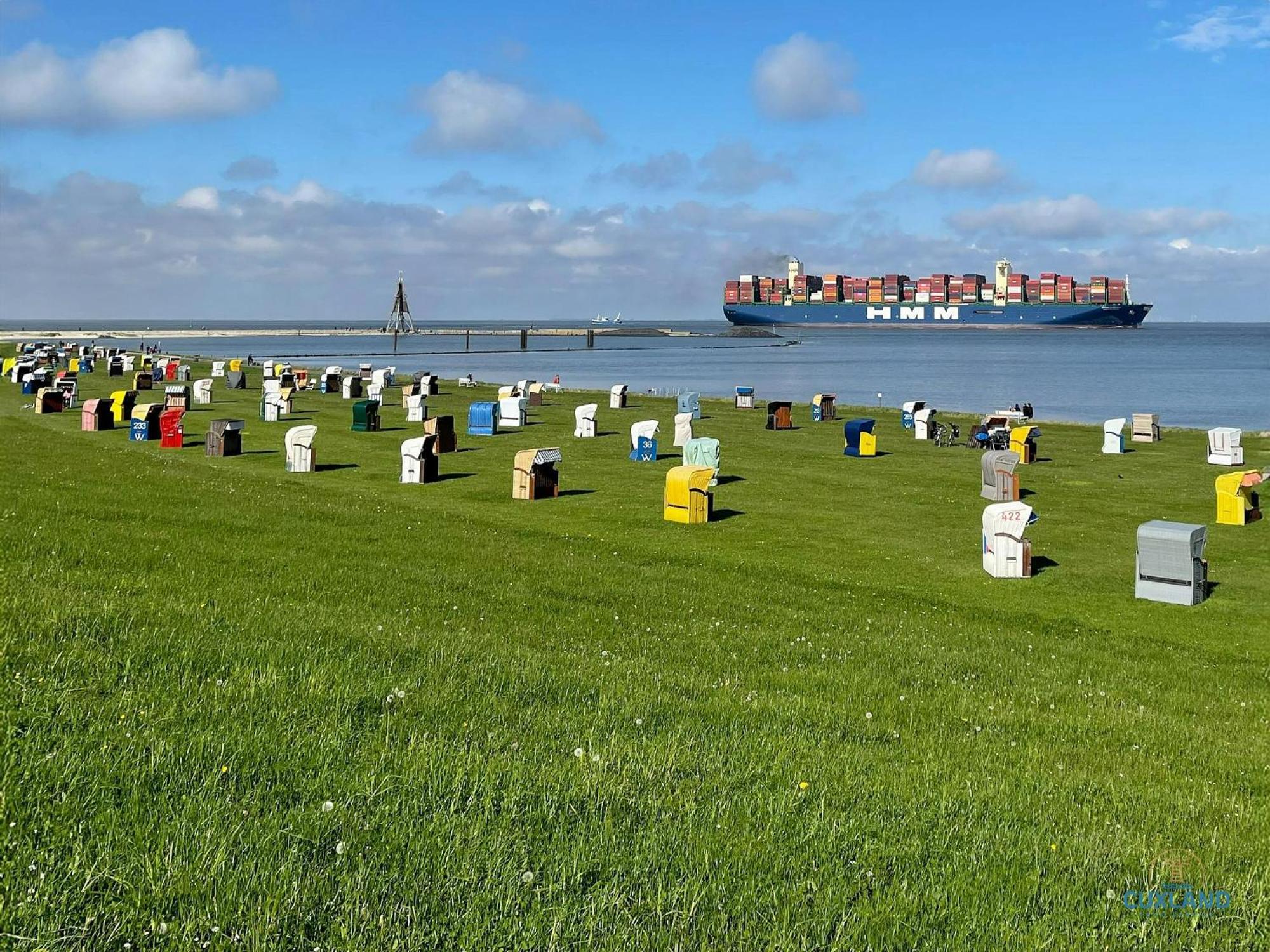 Urlaub direkt im Hafen Daire Cuxhaven Dış mekan fotoğraf